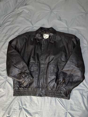 LOUIS VUITTON Silver iridescent anthracite leather jacket very good  condition T40 Grey Dark grey Lambskin ref.225437 - Joli Closet