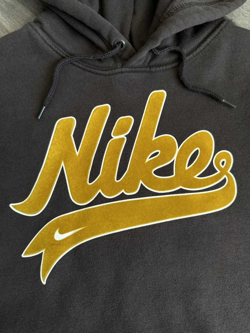 Nike × Vintage Nike Script Logo Hoodie - Vintage … - image 2
