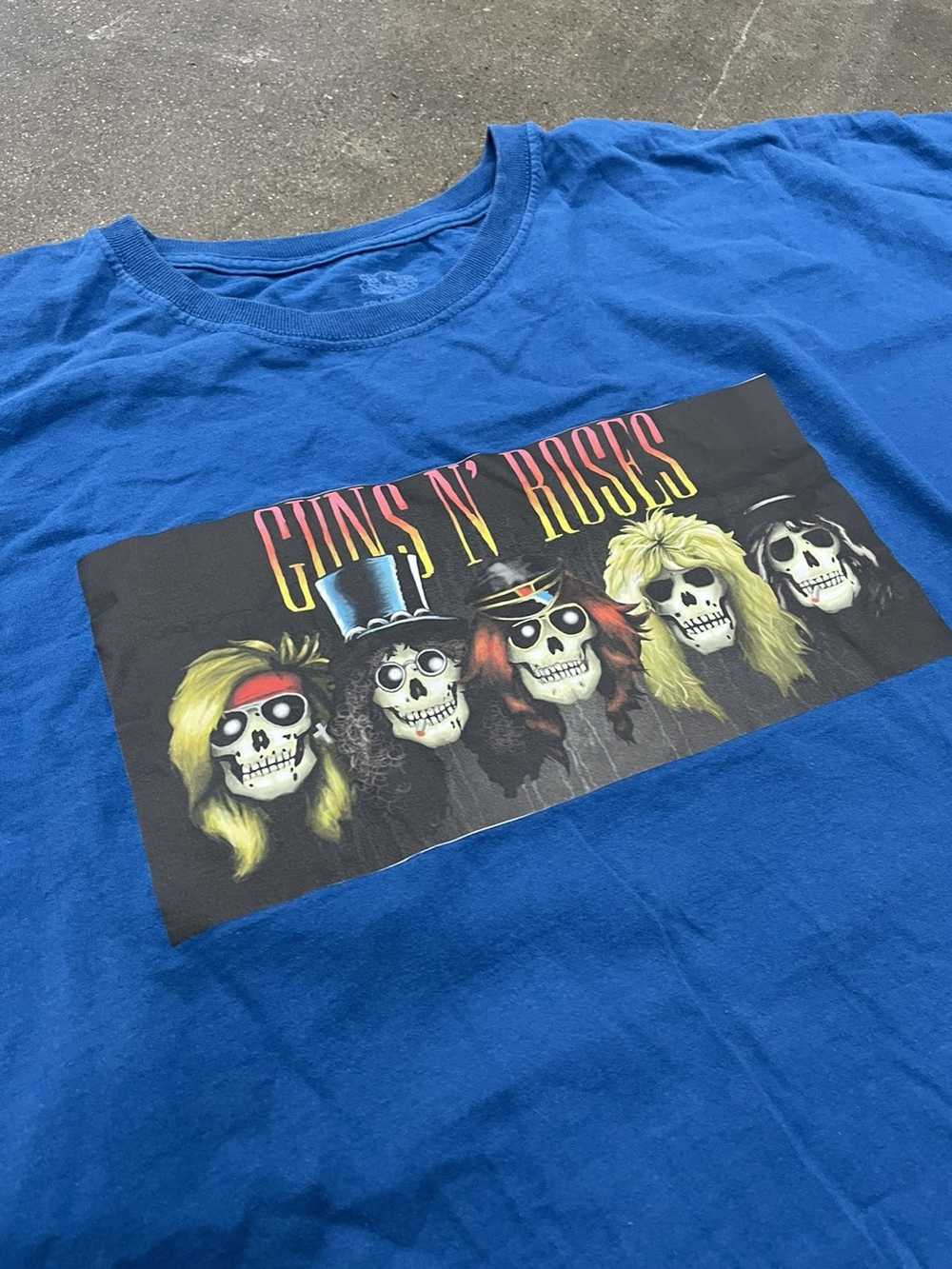 Vintage Vintage 4XL Guns N Roses Skull T-Shirt - image 1