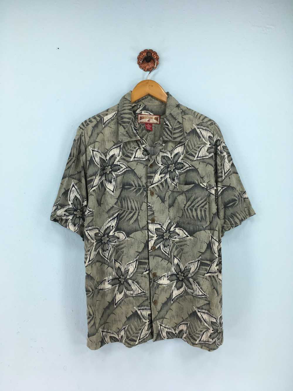 Caribbean × Hawaiian Shirt CARIBBEAN JOE Hawaiian Ray… - Gem