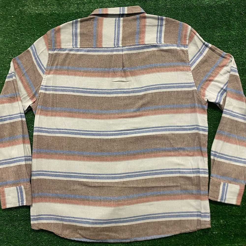 Flannel × Streetwear × Vintage Striped Flannel Vi… - image 4