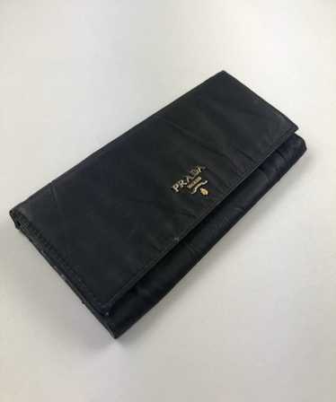 Prada Prada nylon saffiano long wallet