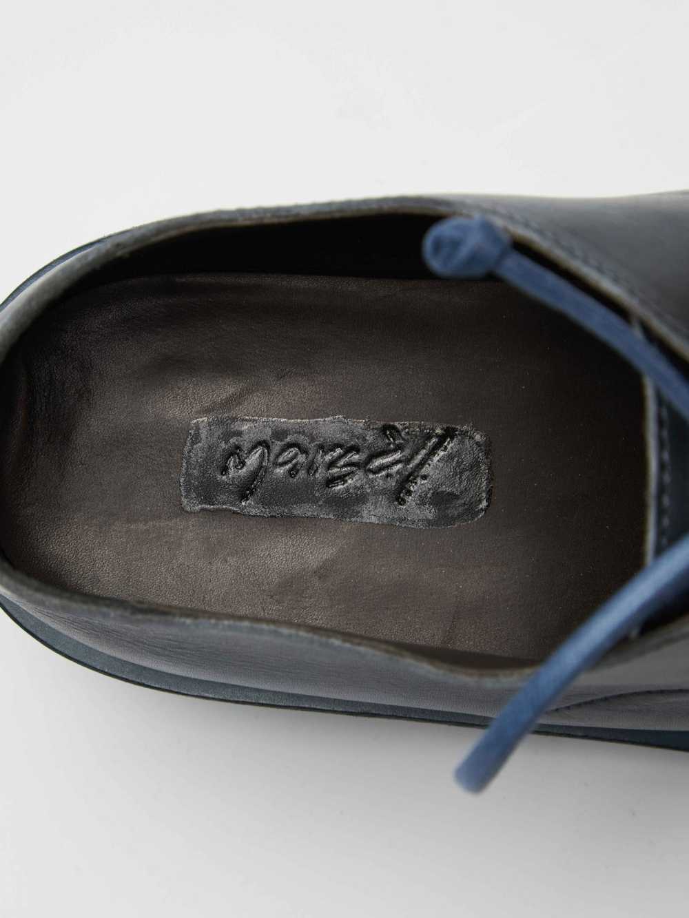 Marsell Blue Sharp Nosed Leather Derby - image 7