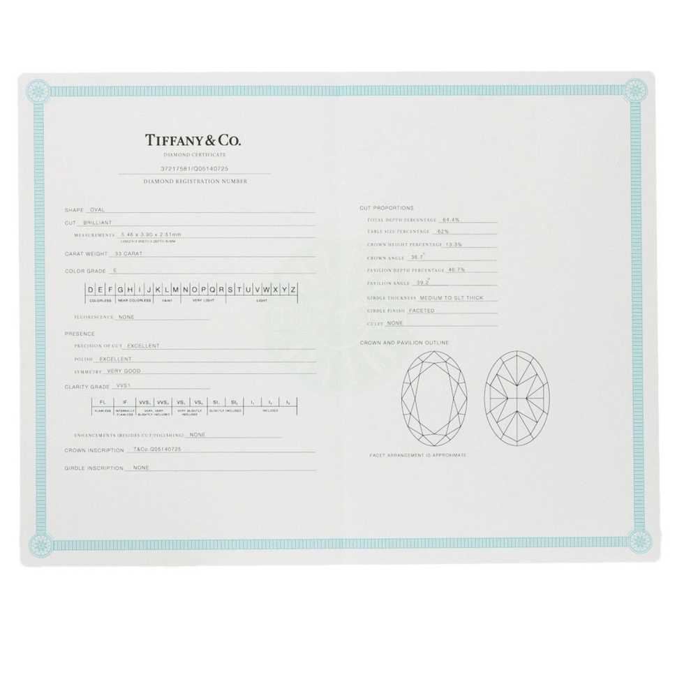 Tiffany & Co. Tiffany Soleste Oval Diamond Ring P… - image 8