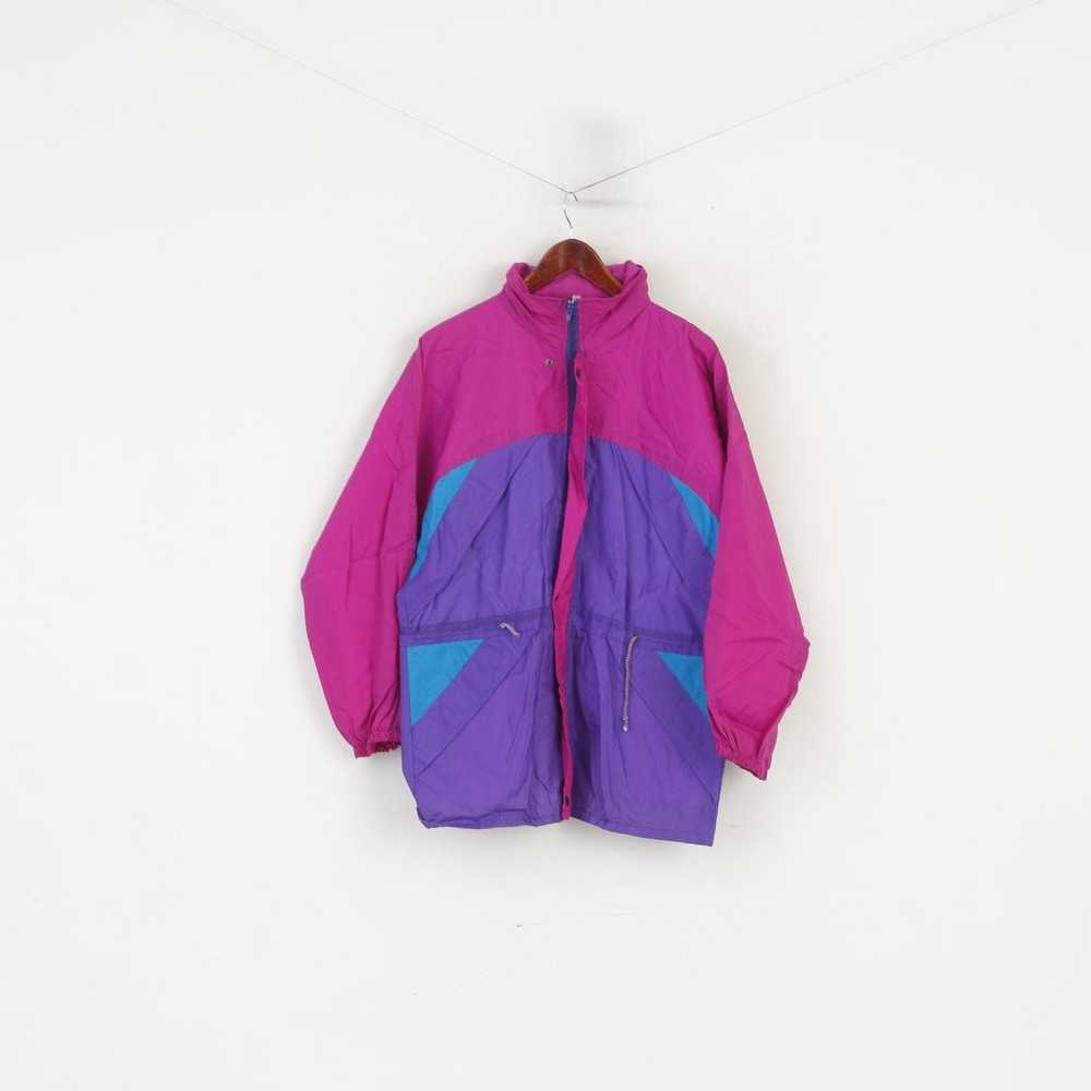 Vintage Vintage Men S Jacket Purple Nylon Outdoor… - image 1