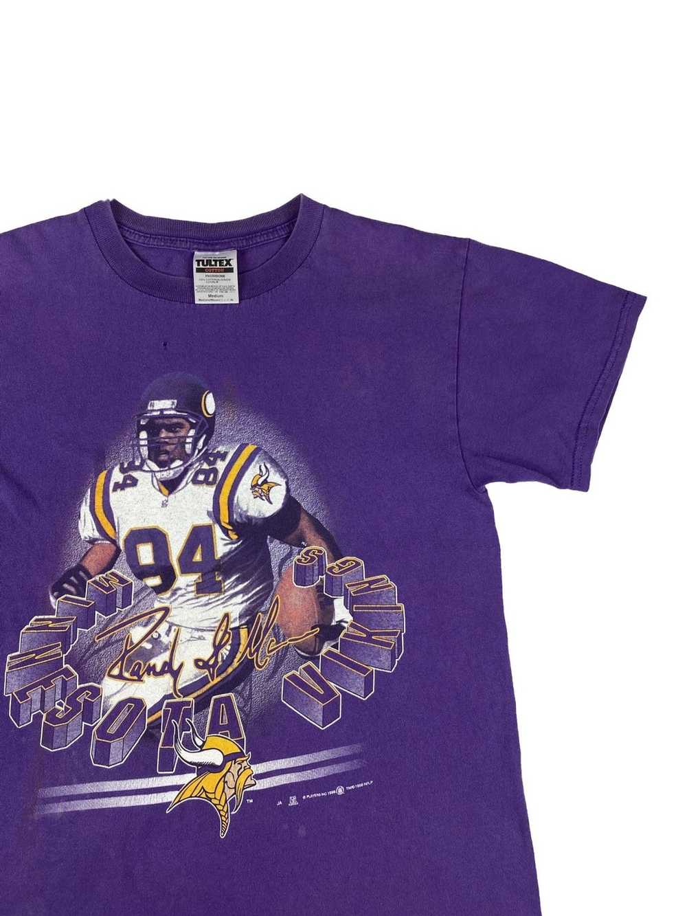 NFL Blitz Minnesota Vikings Randy Moss T-Shirt from Homage. | Officially Licensed Vintage NFL Apparel from Homage Pro Shop.