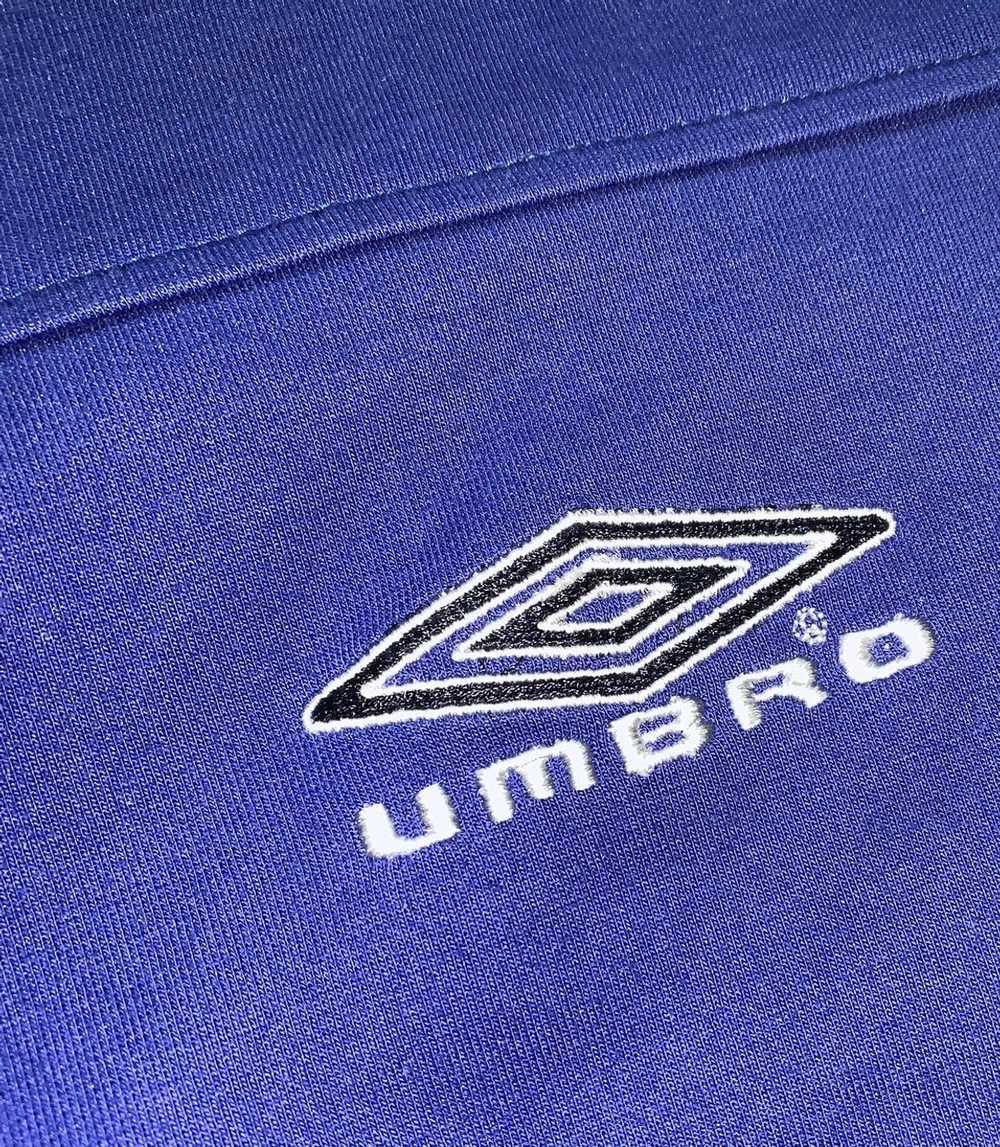 Streetwear × Umbro × Vintage Umbro L 1/4 zip swea… - image 6