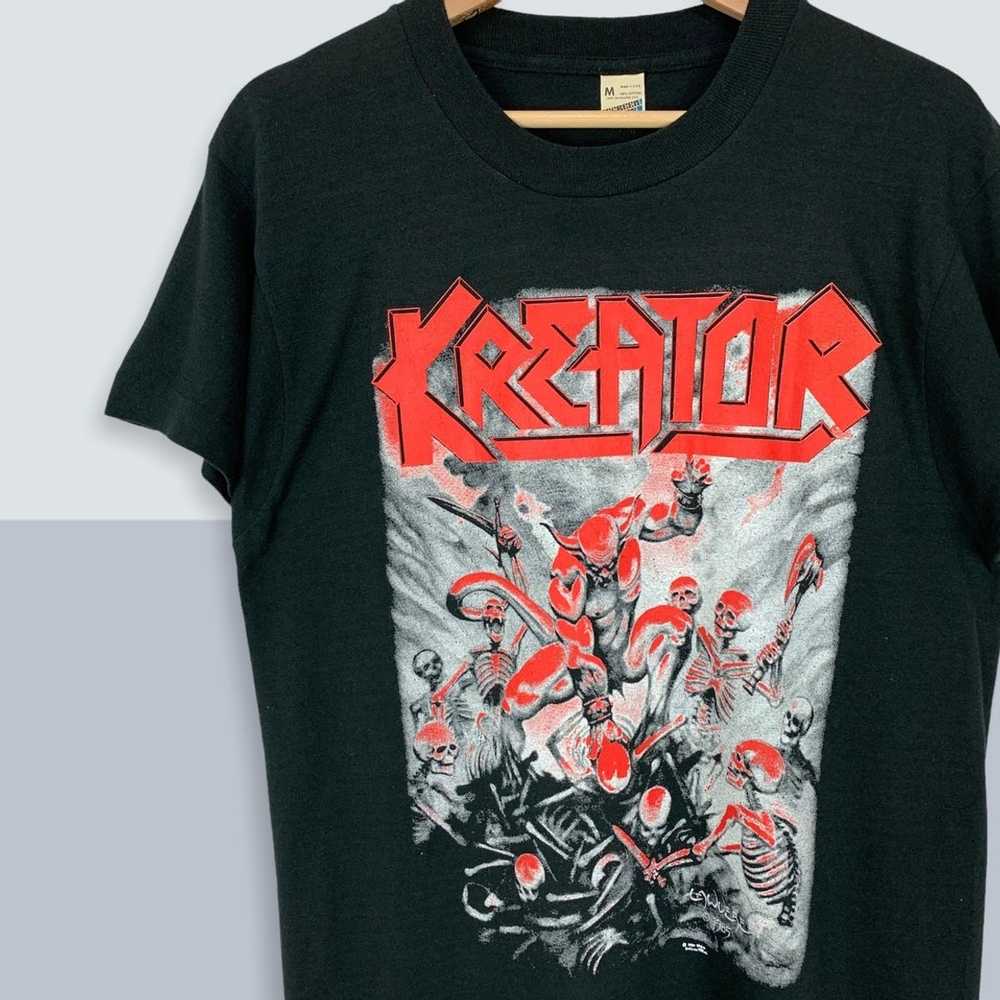 Band Tees × Vintage Vintage 1990 Kreator "Endless… - image 3