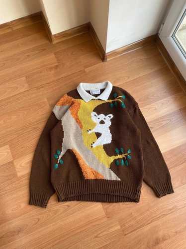 Coloured Cable Knit Sweater × Vintage Vintage Cabl