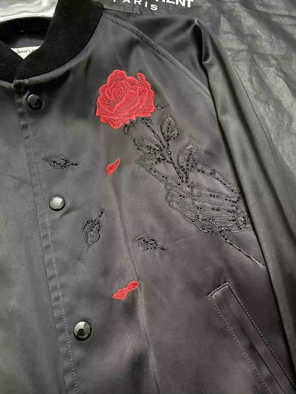 Yves Saint Laurent Saint Laurent Embroidered base… - image 3