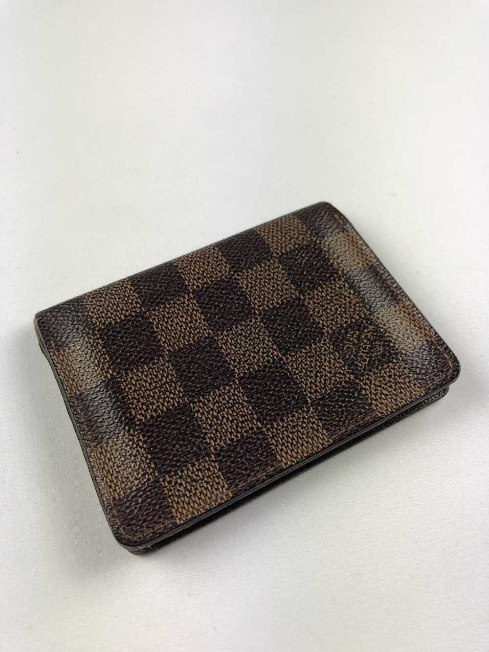 Louis Vuitton Damier ebene leather card holder - image 2