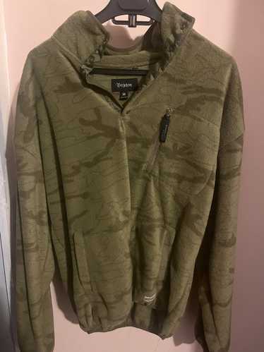 Brixton Camo Sherpa Fleece Sweater