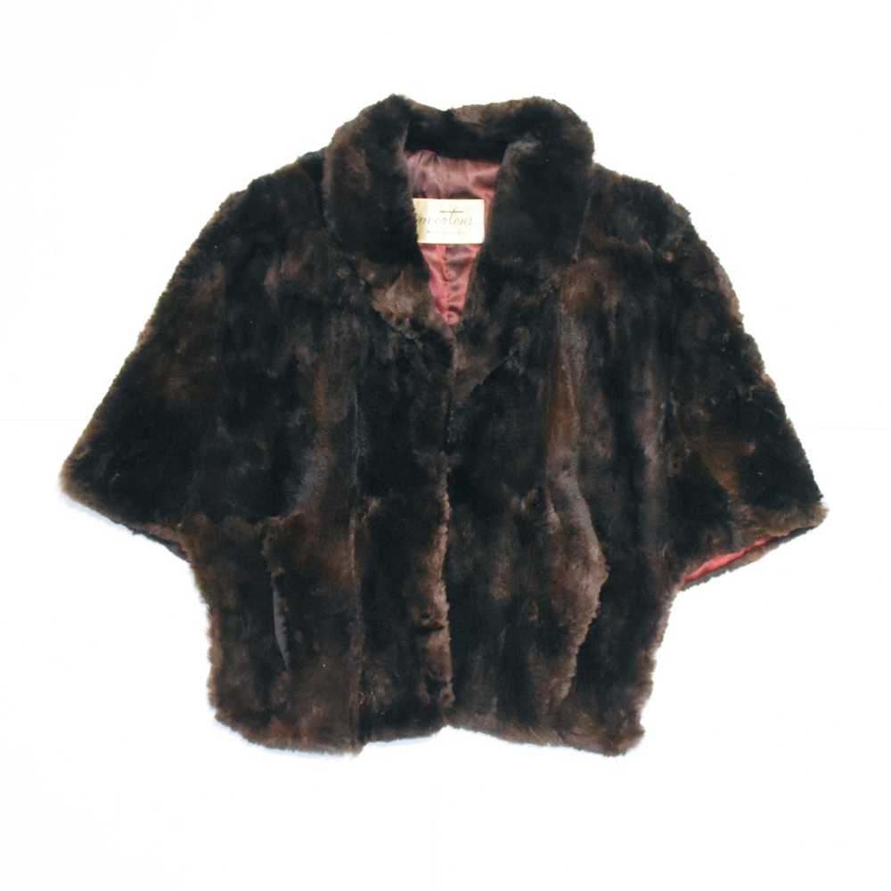 Made In Usa × Vintage 1950's Mink Fur Wrap - image 1