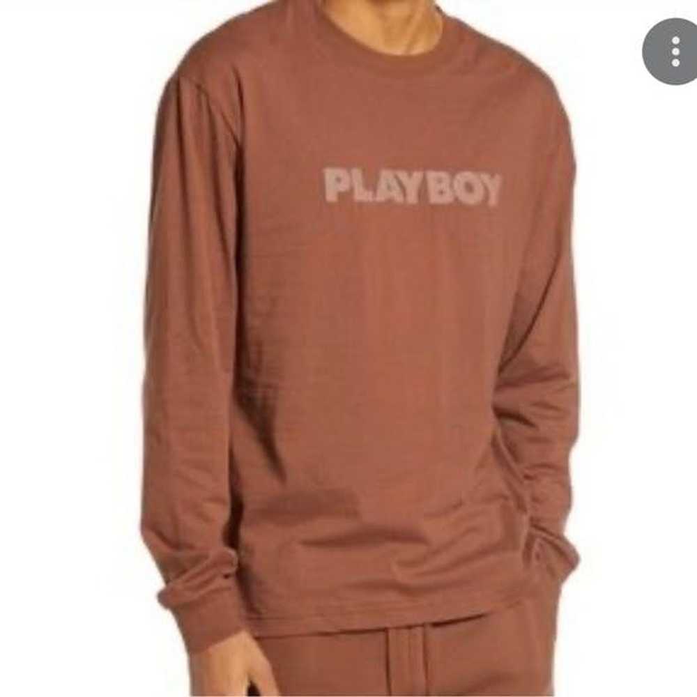 Playboy Playboy Pacsun Haus Brown Long Sleeve Gra… - image 1
