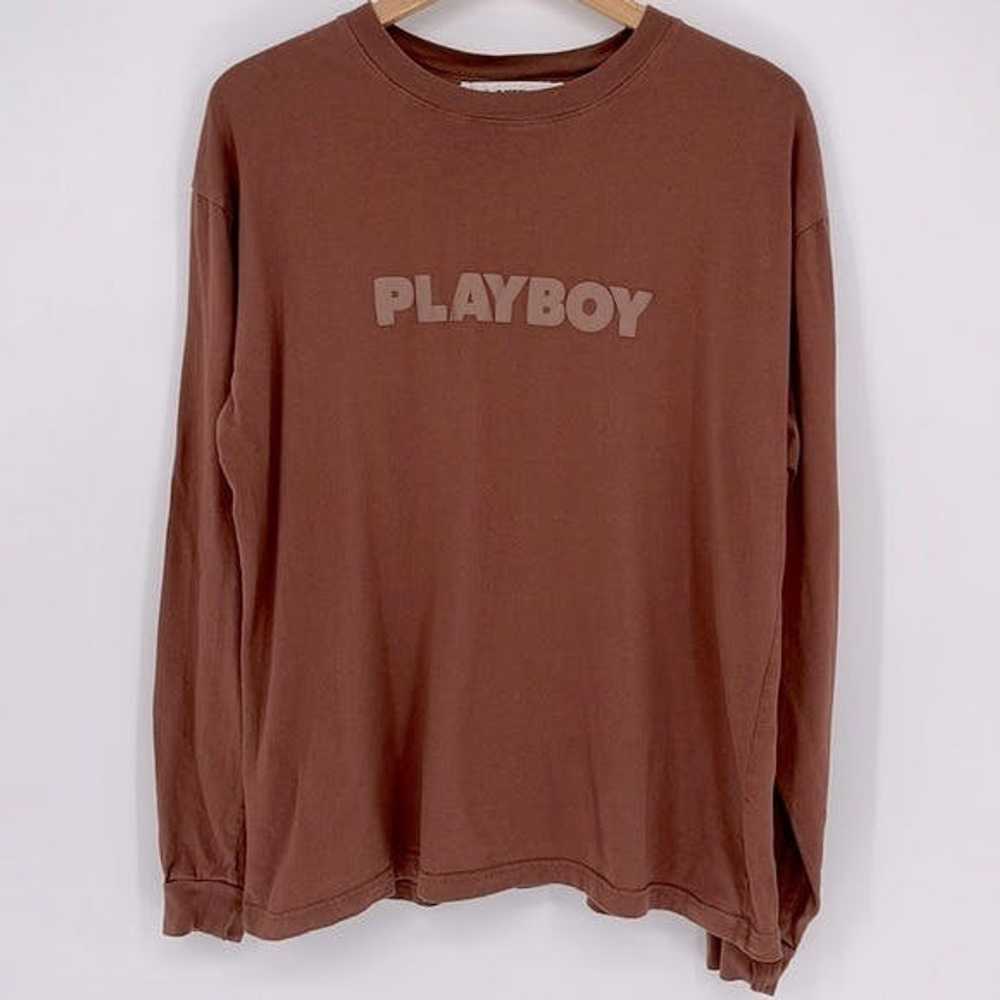 Playboy Playboy Pacsun Haus Brown Long Sleeve Gra… - image 2