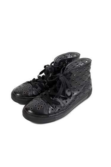 Marc Jacobs Black Nappa Calf high Eyelets leather 