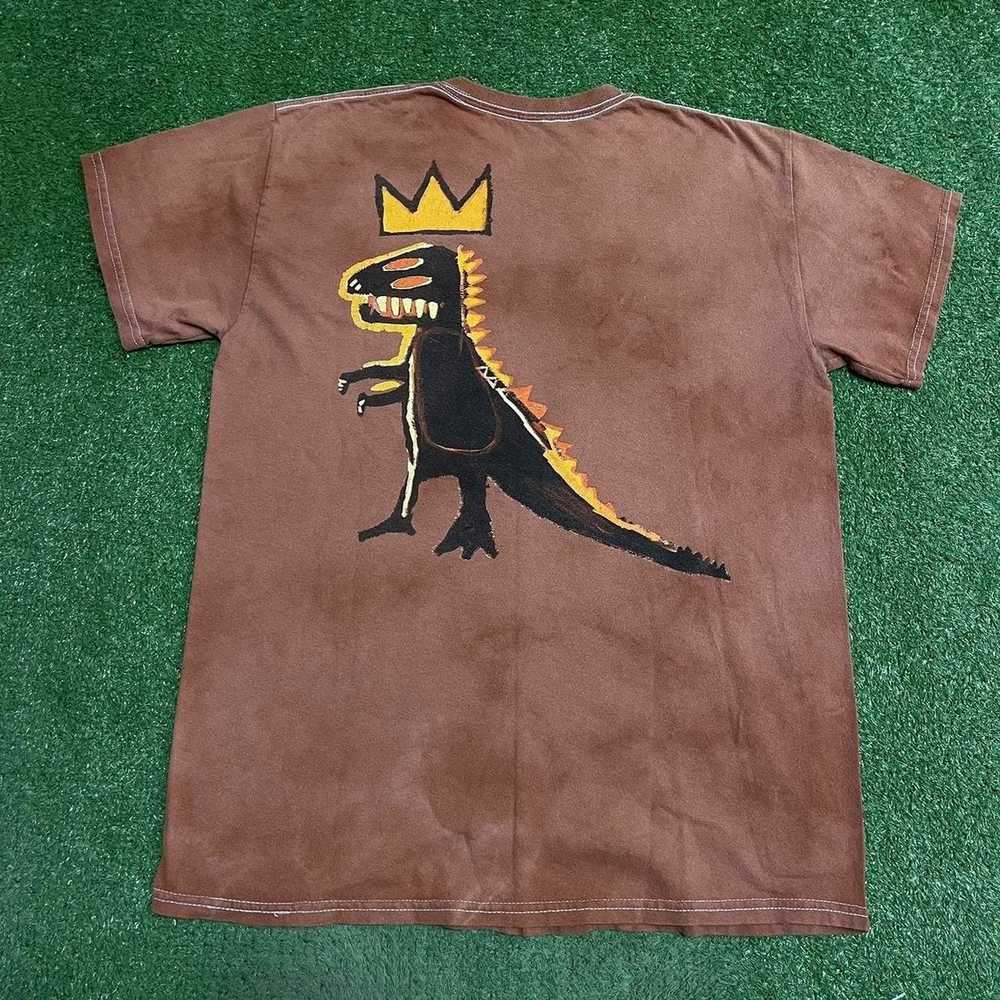 Vintage Jean-Michel Basquiat Dinosaur Art Shirt - image 2