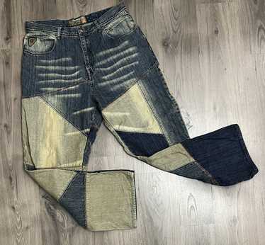Collection of 3 Patchwork Denim Jeans – Elevate Swag