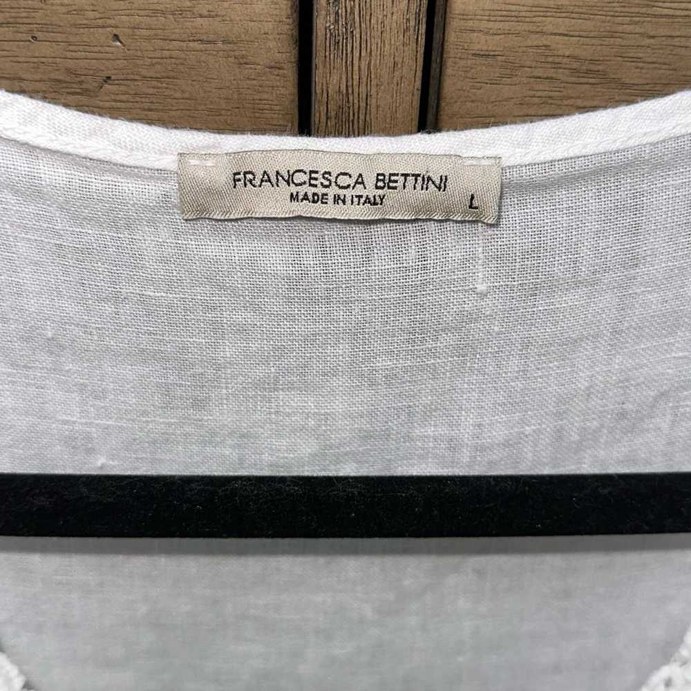 Other Francesca Bettini Women's 100% Linen White … - image 2