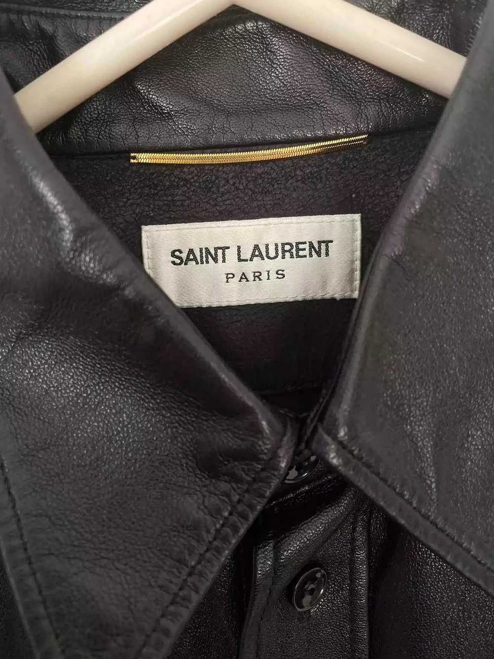 Yves Saint Laurent Saint Laurent Leather Shirt - image 3
