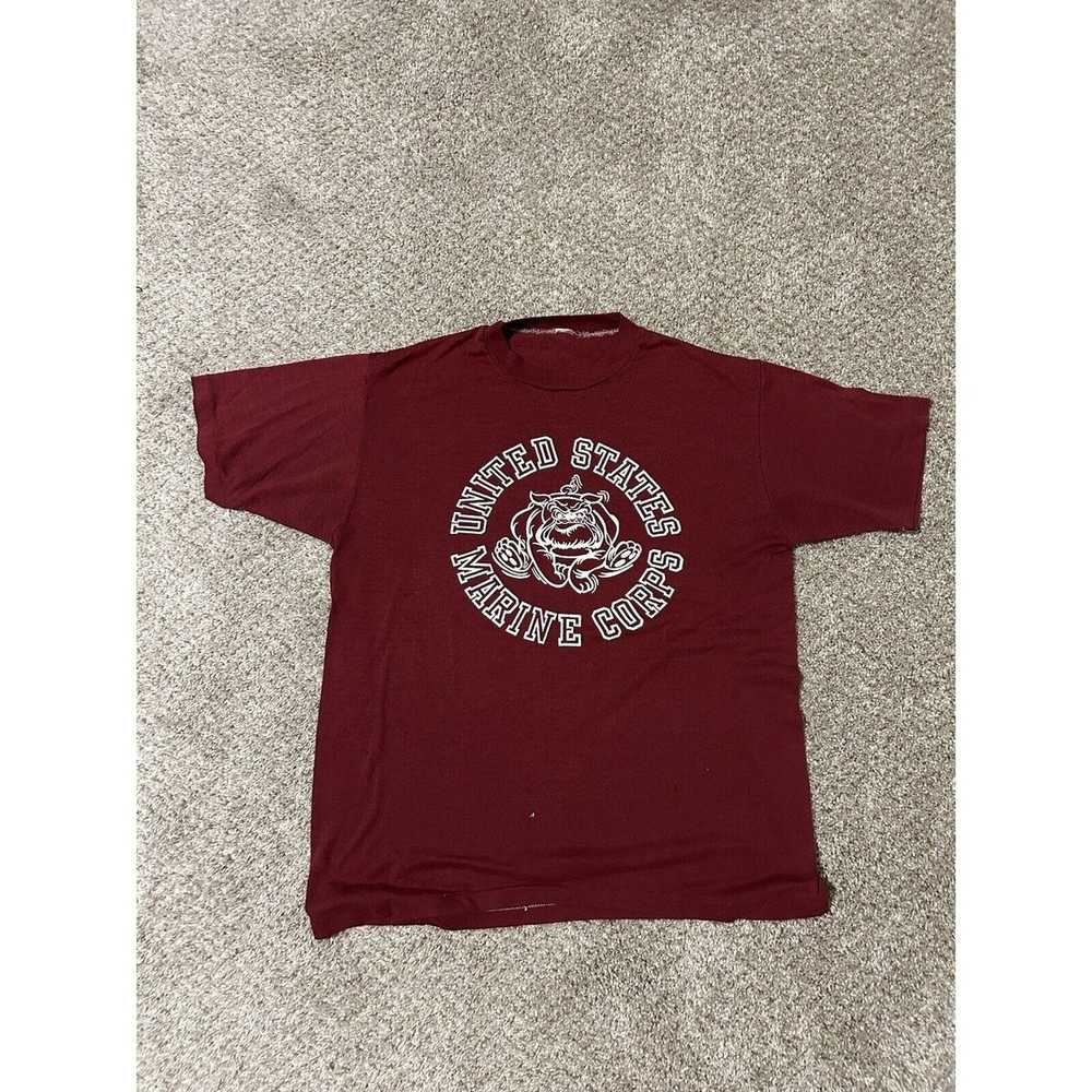 Vintage Vintage United States Marine Corps 80s T-… - image 1