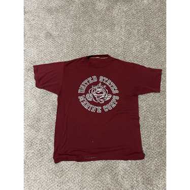 United States Marine Corp Bulldog 80's Vintage Single Stitch T-shirt U –  thefuzzyfelt