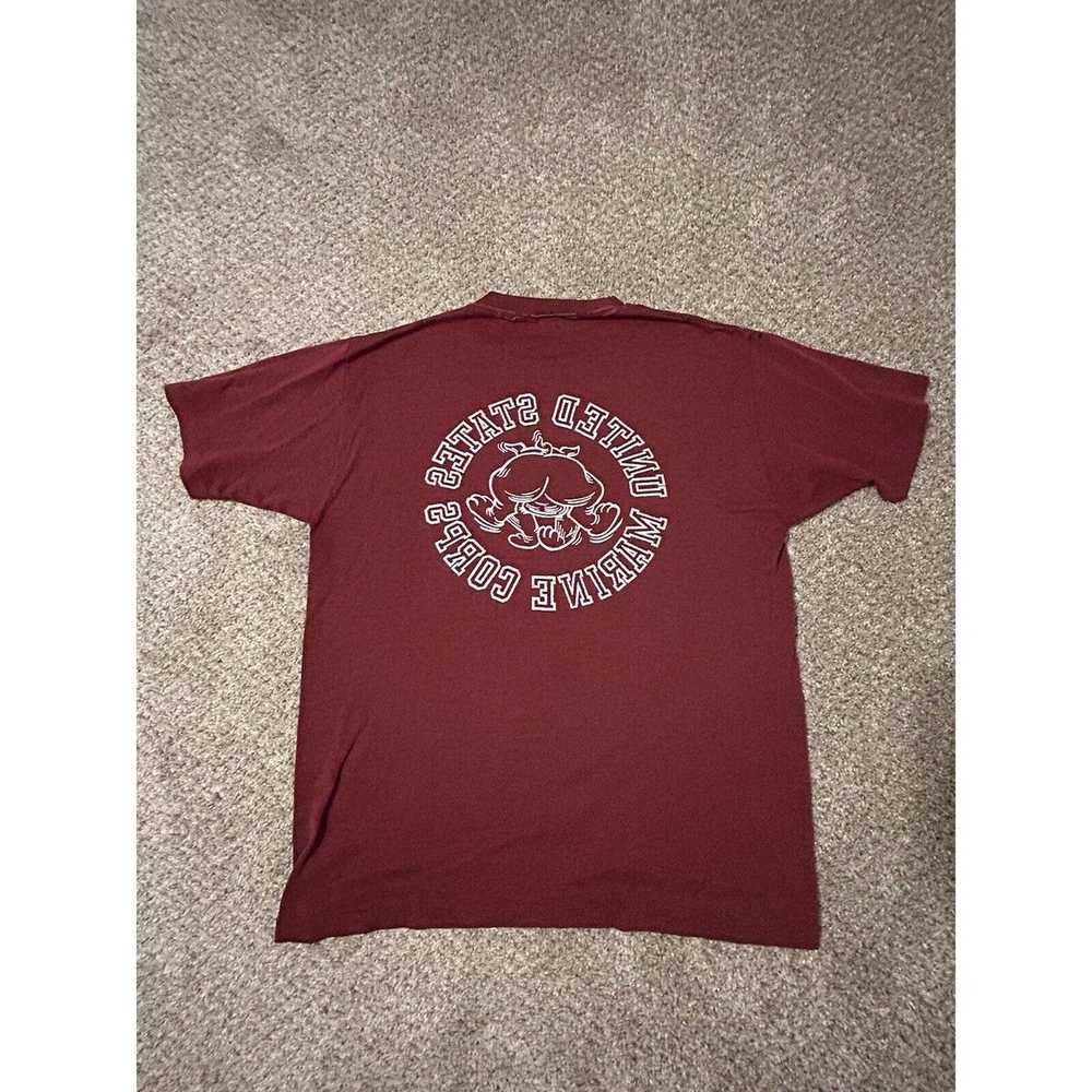 Vintage Vintage United States Marine Corps 80s T-… - image 5