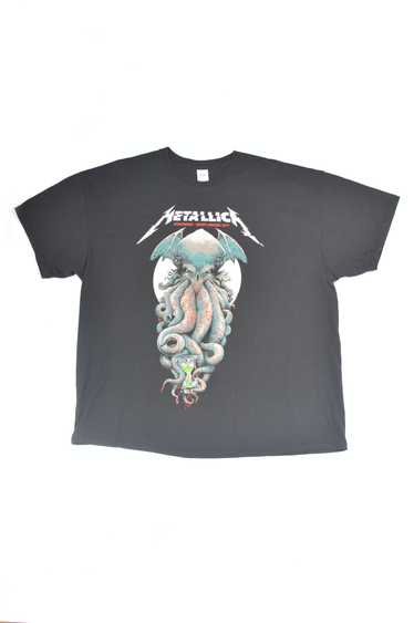 Metallica × Rock T Shirt × Tour Tee Gildan Metalli