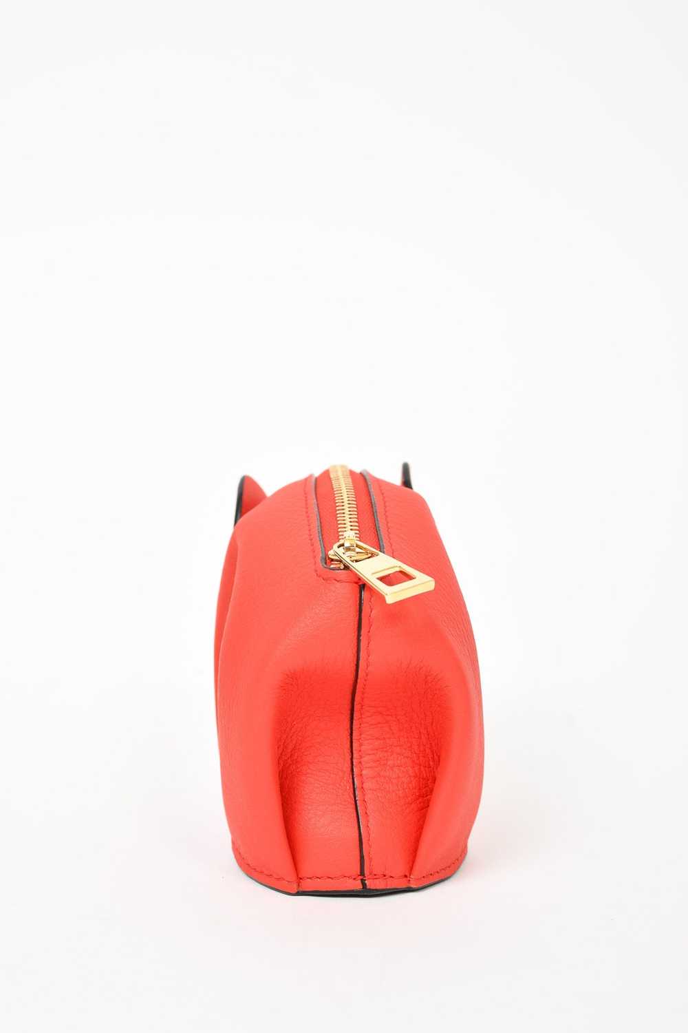 Loewe Red Leather Elephant Coin Purse - image 4