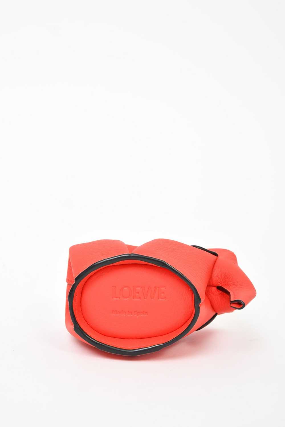 Loewe Red Leather Elephant Coin Purse - image 5