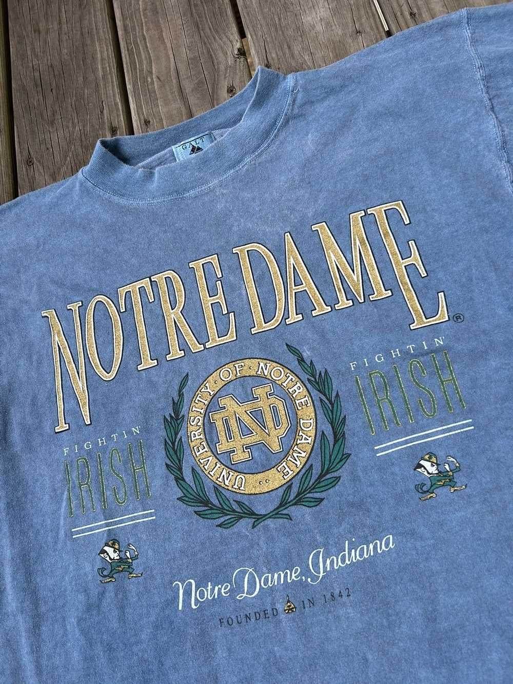 Vintage Vintage Notre Dame Fighting Irish Powder … - image 2