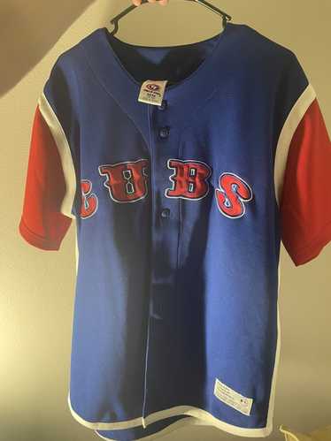 True Fan MLB Genuine Merch Grey Chicago Cubs Men's Jersey Shirt NWT  Choose Size