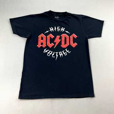 AC/DC High Voltage Album Cover Men's Baseball Jersey T-Shirt + Coolie (M) 