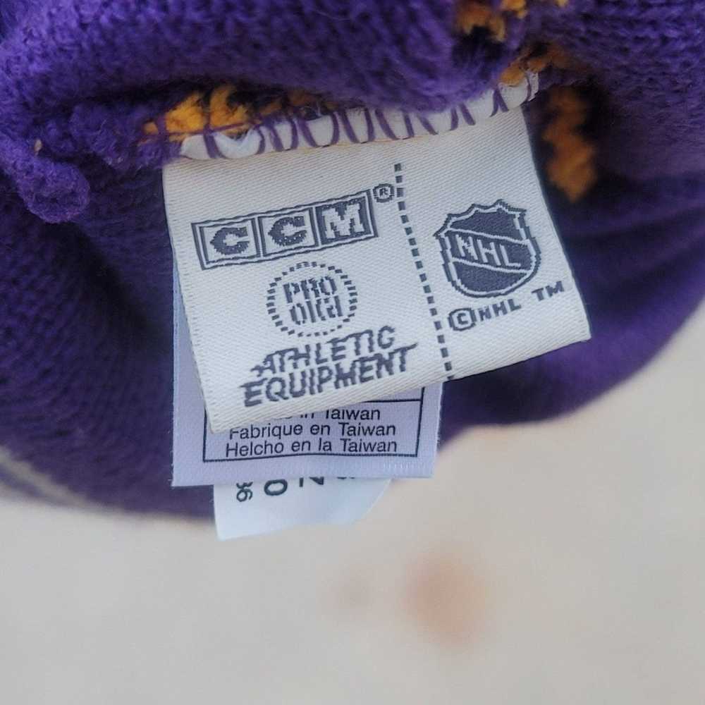 Ccm Vtg CCM Los Angeles Kings Beanie - image 3