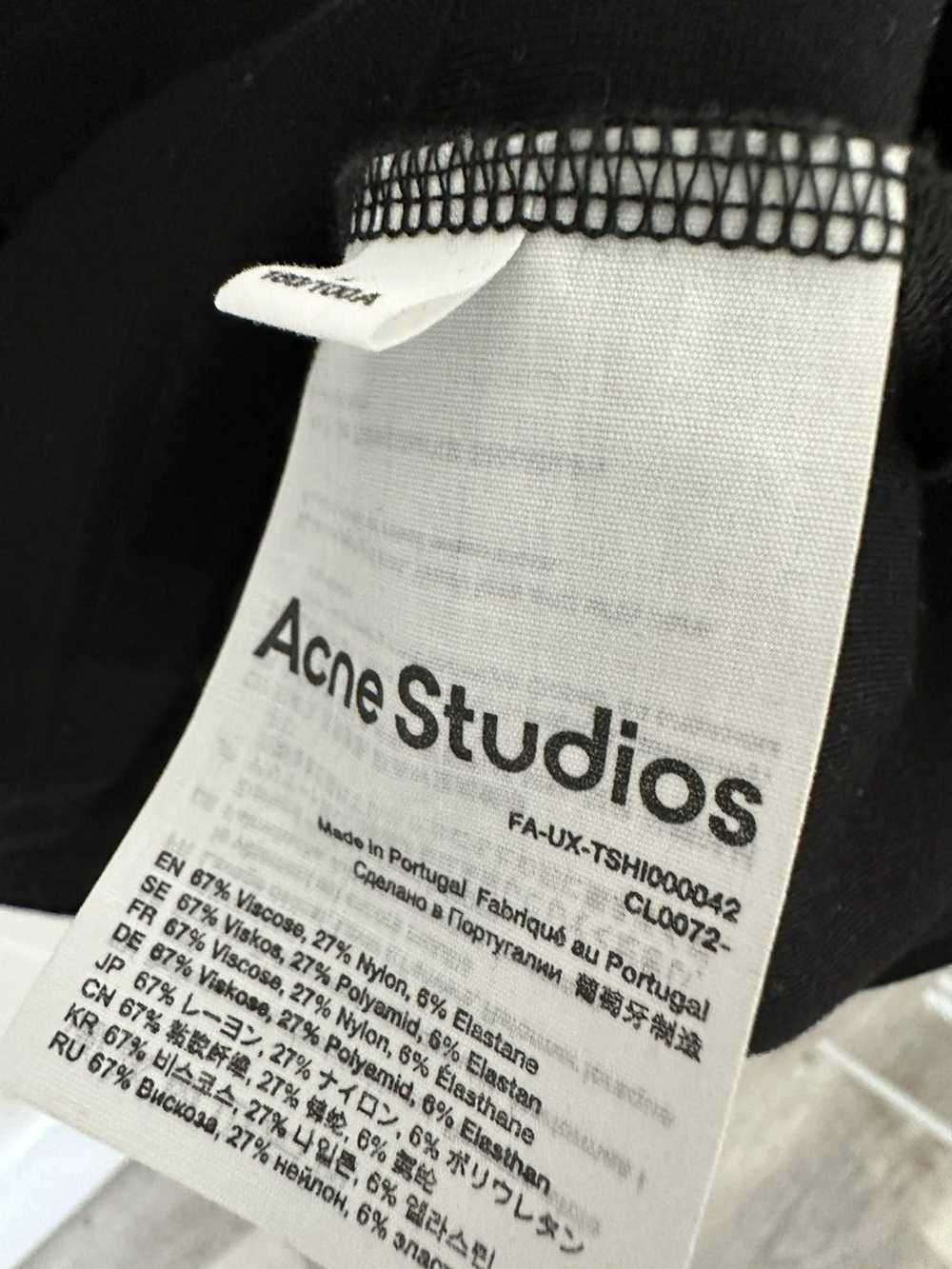 Acne Studios Acne Studios Face Motif Mock Neck T-… - image 4