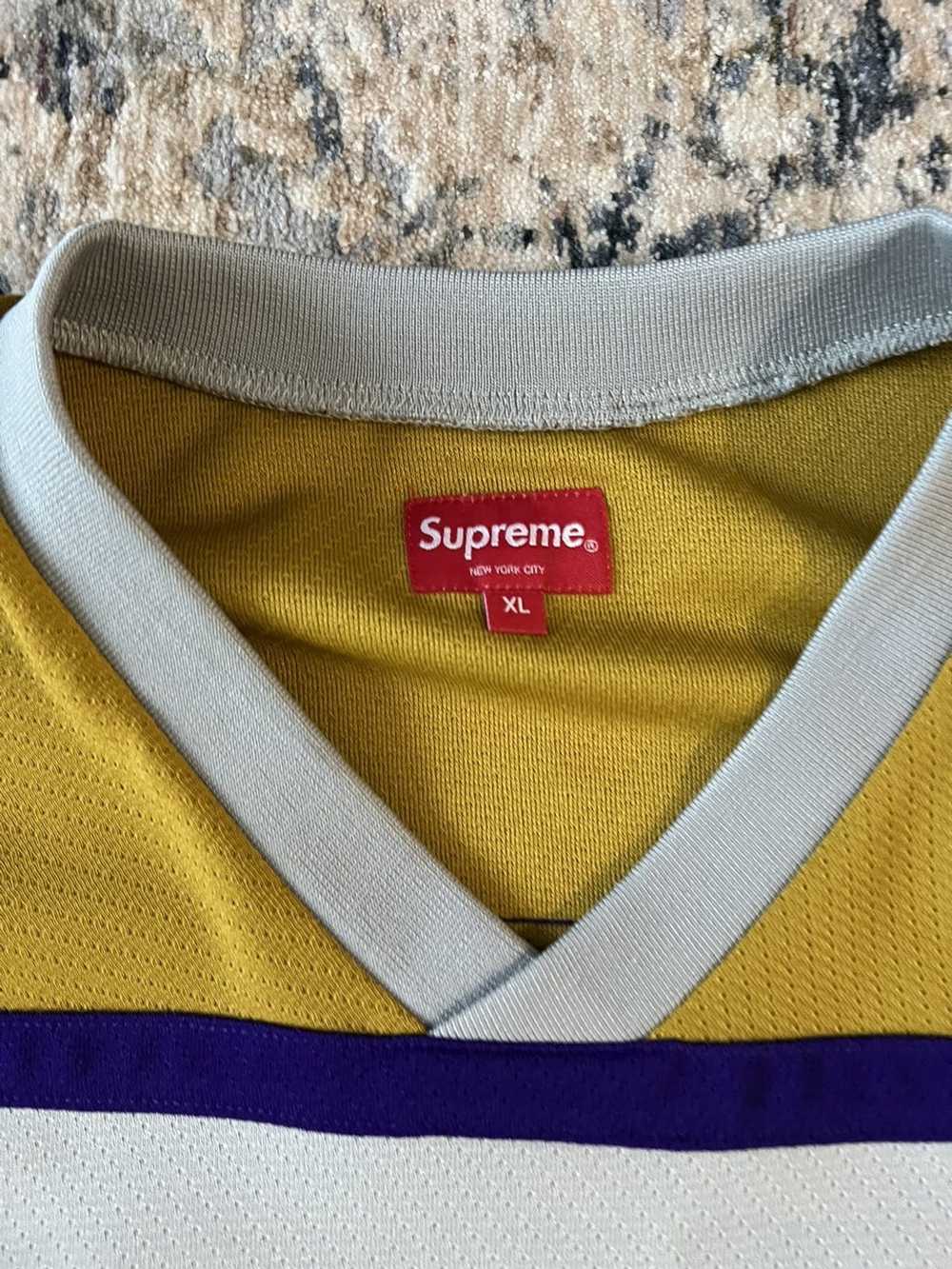 Supreme Supreme Grey Demon Hockey Jersey Sz XL - image 2