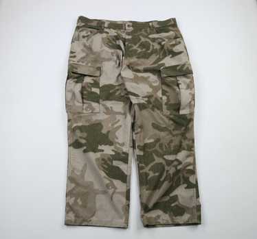 Cabelas Zonz Western Men Sz 34 Camo Cargo Pants Outdoors Hunting