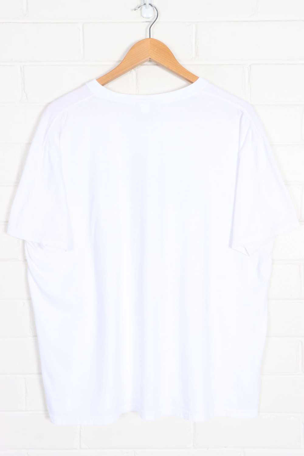 NIKE Blue Centre Swoosh Logo T-Shirt (XL) - image 3