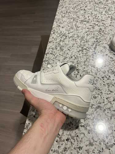 Louis Vuitton Damier Trainer Sneakers Shoes Men Size 9.5 LV Fits Size 11 US