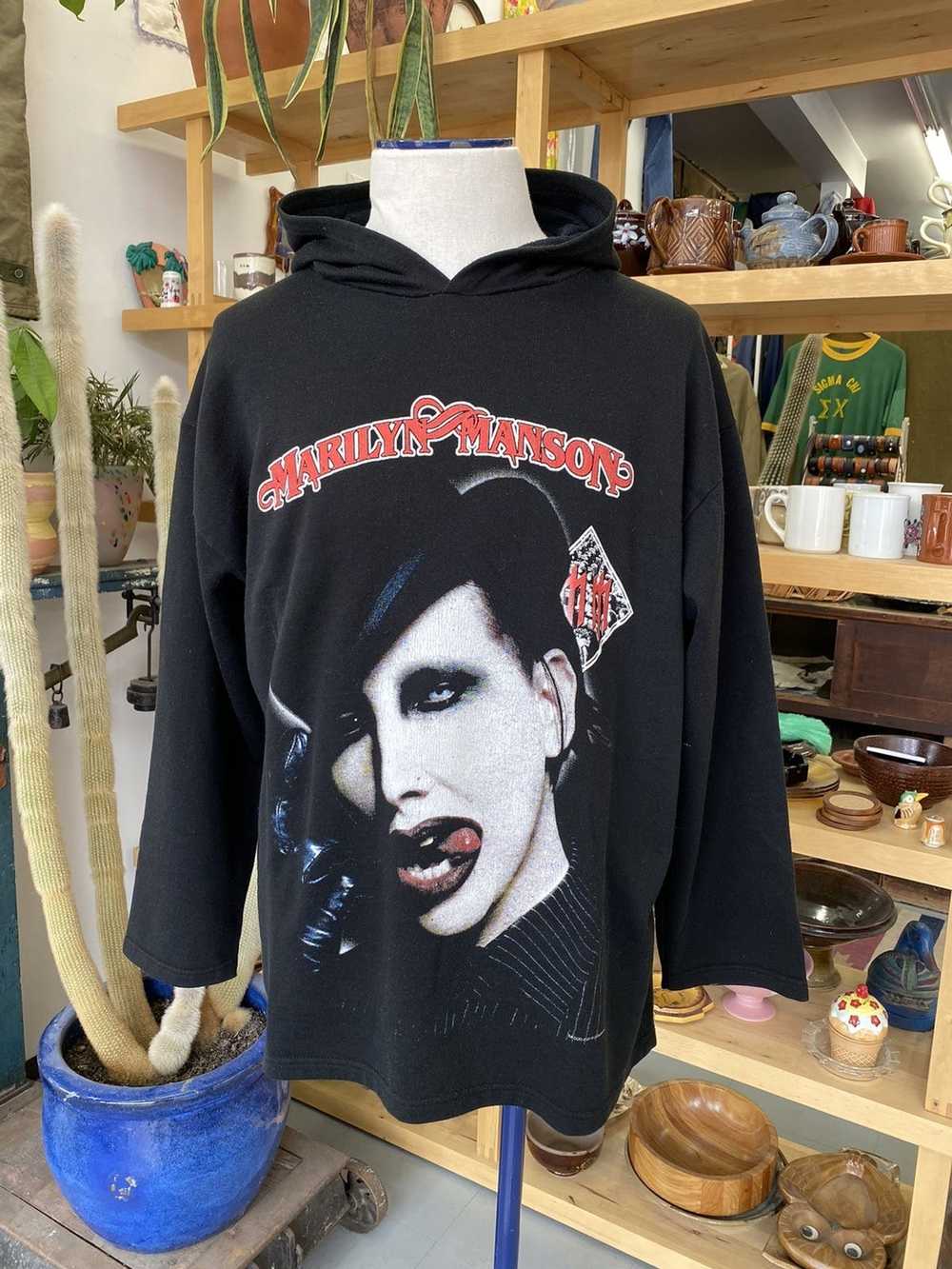 Marilyn Manson × Vintage Marilyn Manson hoodie - image 1