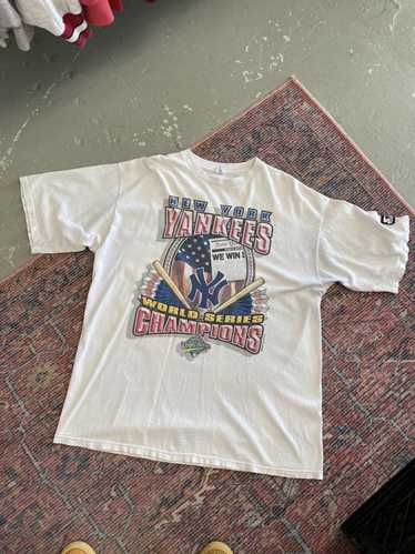 LegacyVintage99 Vintage New York Yankees T Shirt Tee Lou Brock Inc Made USA Size Medium M MLB Baseball NYC Bronx Jeter Classic 1990s 90s