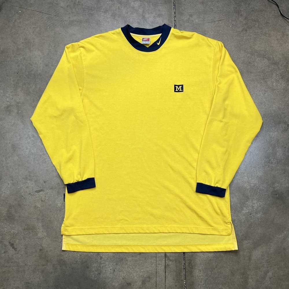 Nike × Vintage Vintage Nike Long Sleeve Universit… - image 1