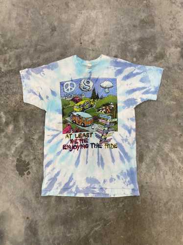 Vintage 80s Grateful Dead Worth The Trip Shirt USA Rare Double Sided All  Over