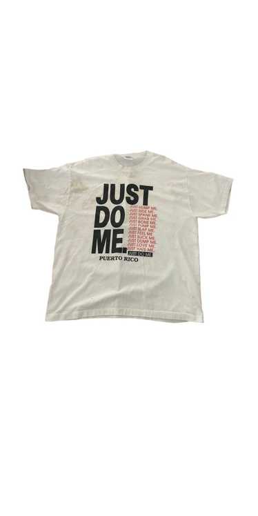 Art × Streetwear × Vintage Just do me T-shirt 90s