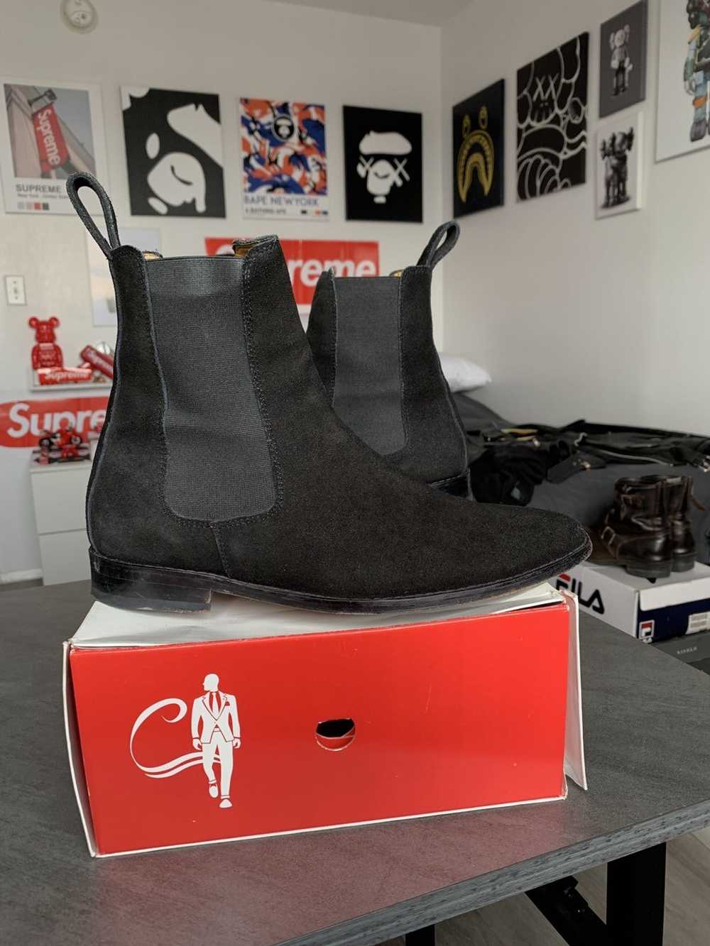 Vintage Caballero Suede Chelsea Boots - image 2