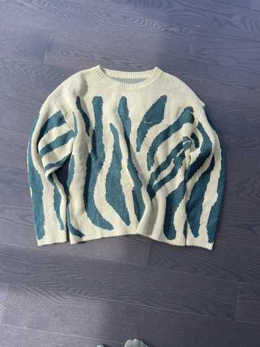 Streetwear × Vintage Graphic knit sweater