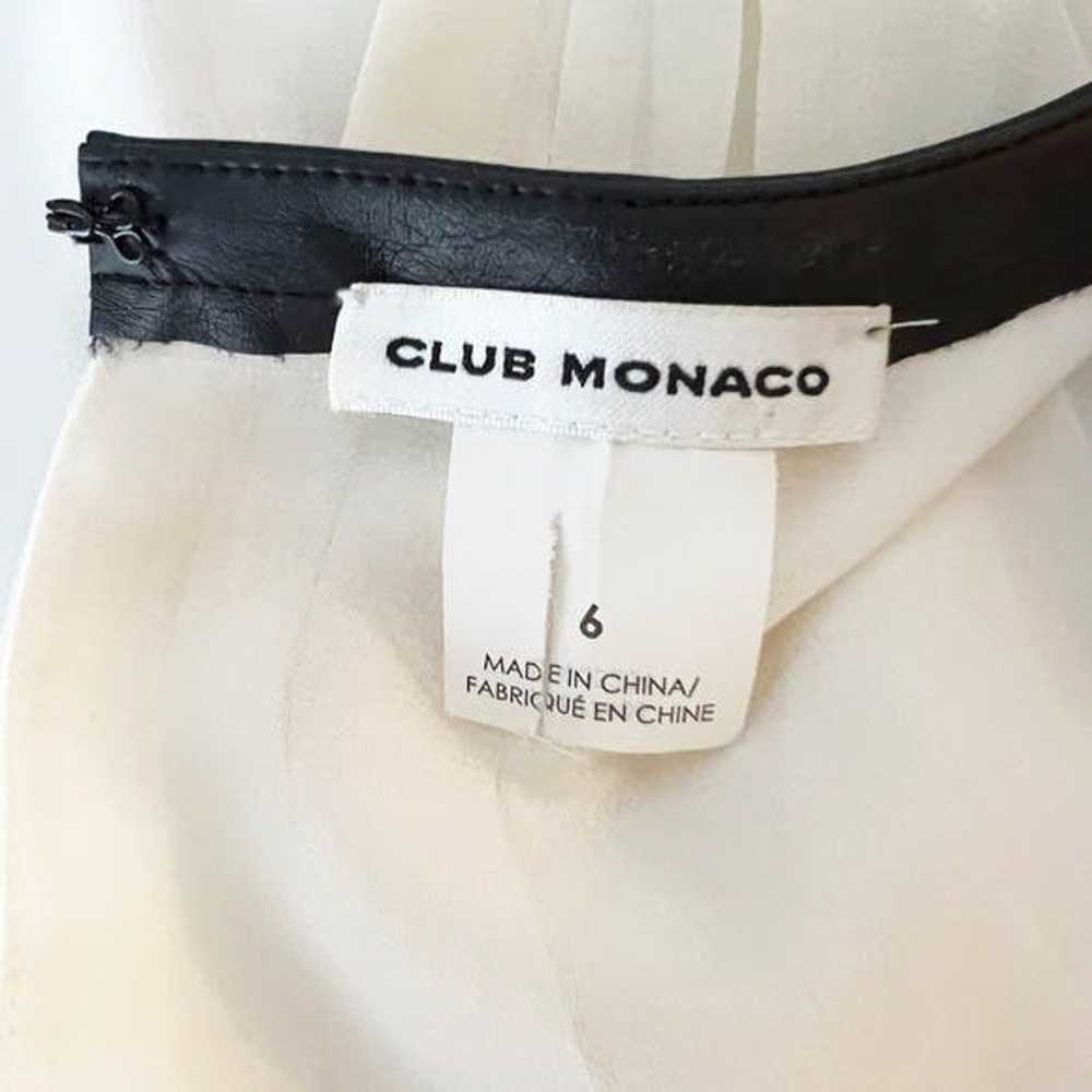 Club Monaco Club Monaco Silk Chiffon Pleated Slee… - image 2