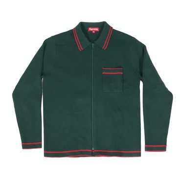 Supreme Zip Up Polo Sweater - image 1