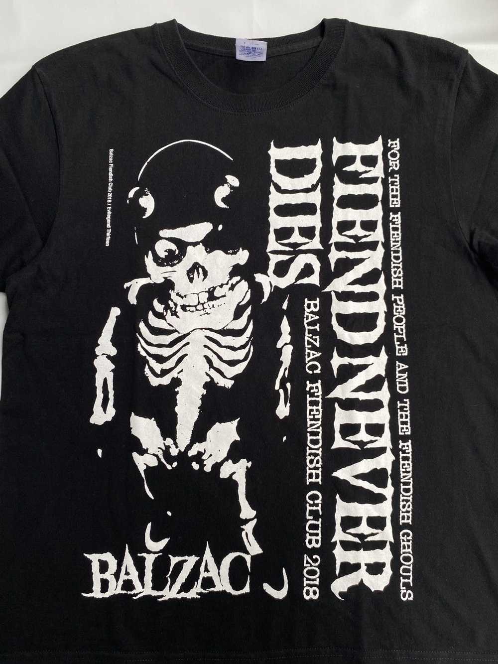 Band Tees Tshirt Band BALZAC 2018 Japanese horror… - image 3