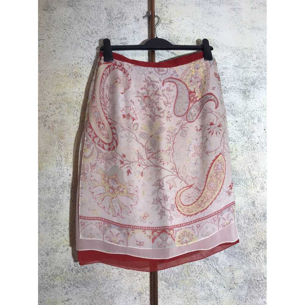 Etro Silk mini skirt - image 3